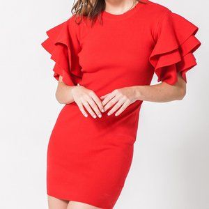 Flutter Sleeve Dress